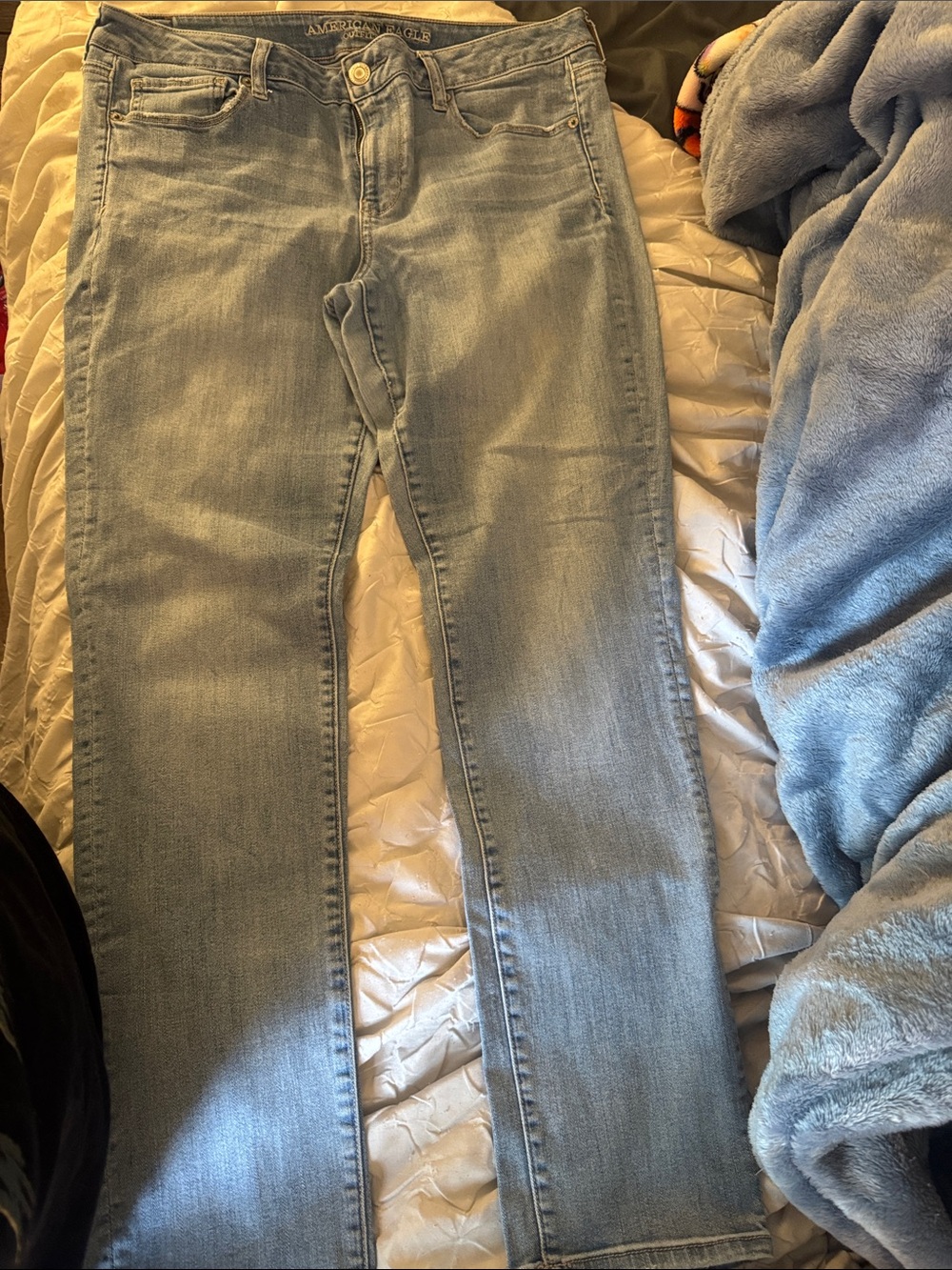 American Eagle Outfitters Light Blue Straight Leg Women’s Jeans